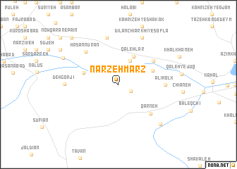 map of Narzeh Marz