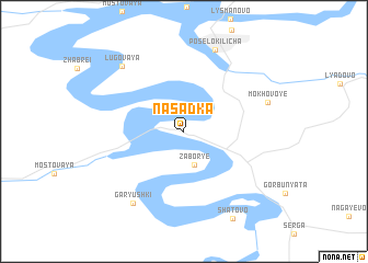 map of Nasadka