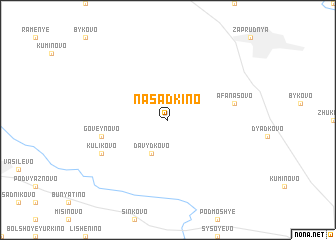 map of Nasadkino