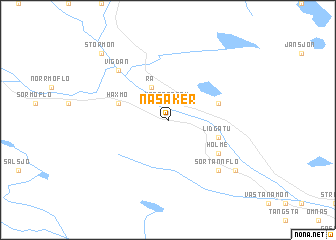 map of Näsåker