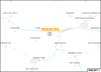 map of Nasakino