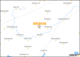 map of Näsäkkä