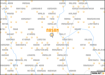 map of Nā-sam