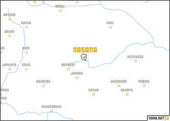 map of Nasana