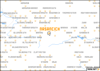 map of Na Šancích