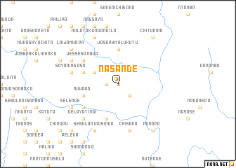 map of Nasande