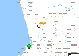 map of Ñasanga