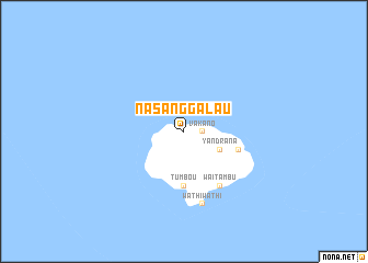 map of Nasanggalau