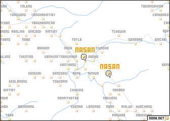 map of Na San