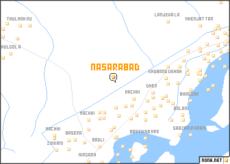 map of Nāsarābād