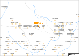 map of Nasari