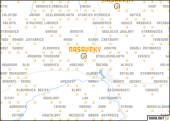 map of Nasavrky