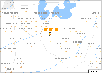 map of Nasawa