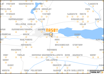 map of Näsby