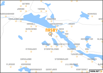 map of Näsby