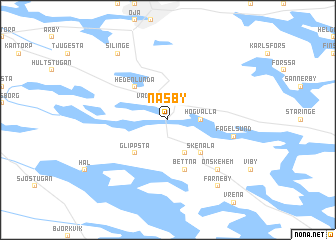 map of Näsby