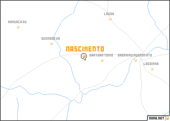 map of Nascimento