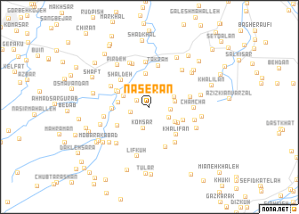 map of Nāşerān