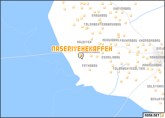 map of Nāşerīyeh-e Kaffeh