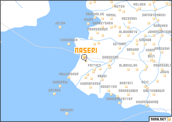 map of Nāşerī