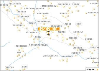 map of Nāşer od Dīn