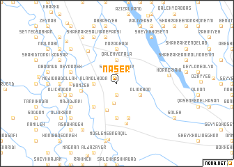 map of Nāşer