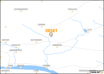 map of Näset