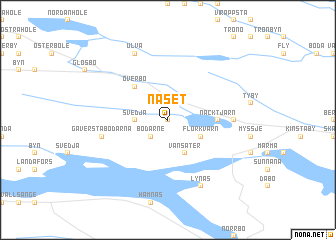 map of Näset