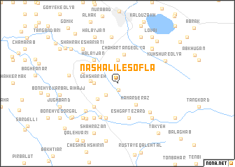 map of Nāshalīl-e Soflá