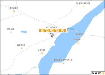 map of Nashchëkova