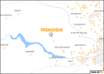 map of Nash Grove