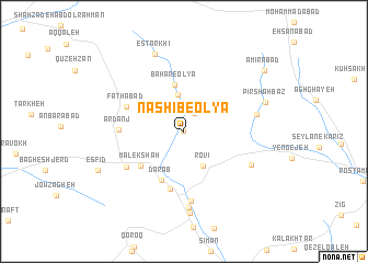 map of Nashīb-e ‘Olyā