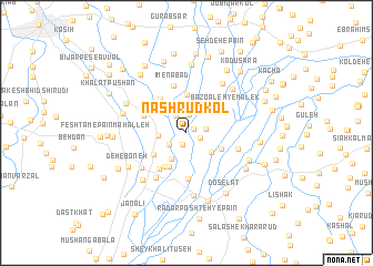 map of Nashrūd Kol