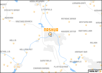 map of Nashua