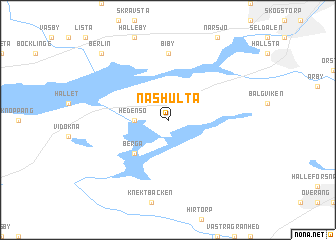 map of Näshulta