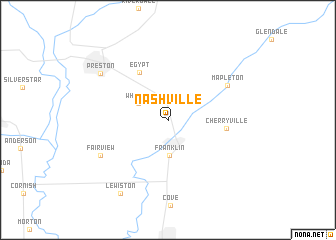 map of Nashville