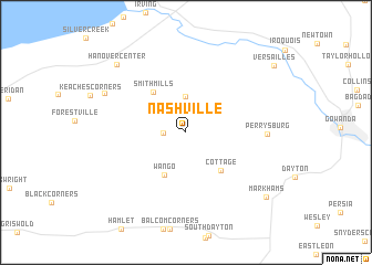 map of Nashville