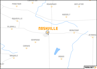 map of Nashville