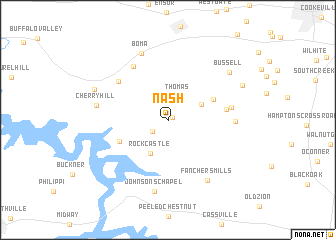 map of Nash