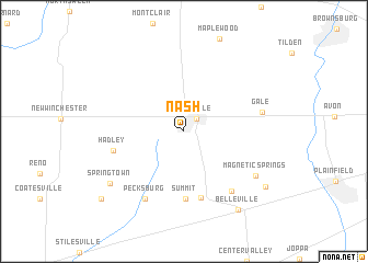 map of Nash