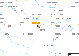 map of Nasiczne