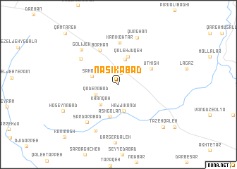map of Nasīkābād