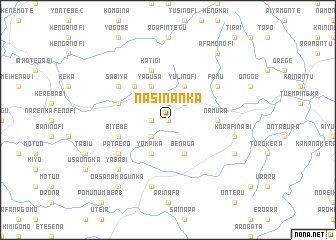 map of Nasinanka