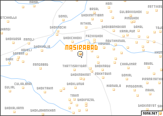 map of Nasirābād