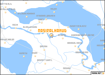 map of Nāşir al Ḩamūd