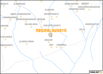 map of Nāşir al Ḩusayn