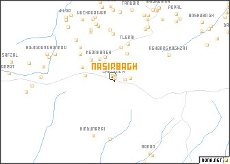 map of Nāsir Bāgh