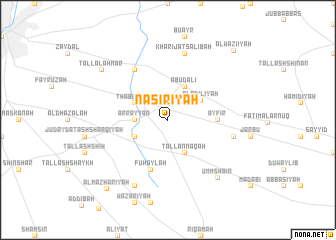 map of Nāşirīyah