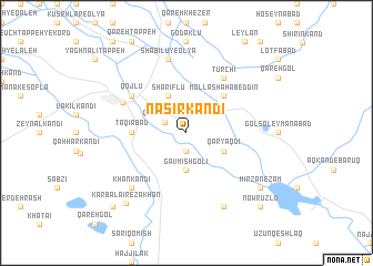 map of Naşīr Kandī