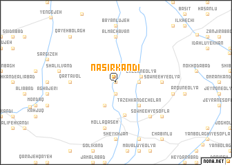 map of Naşīr Kandī